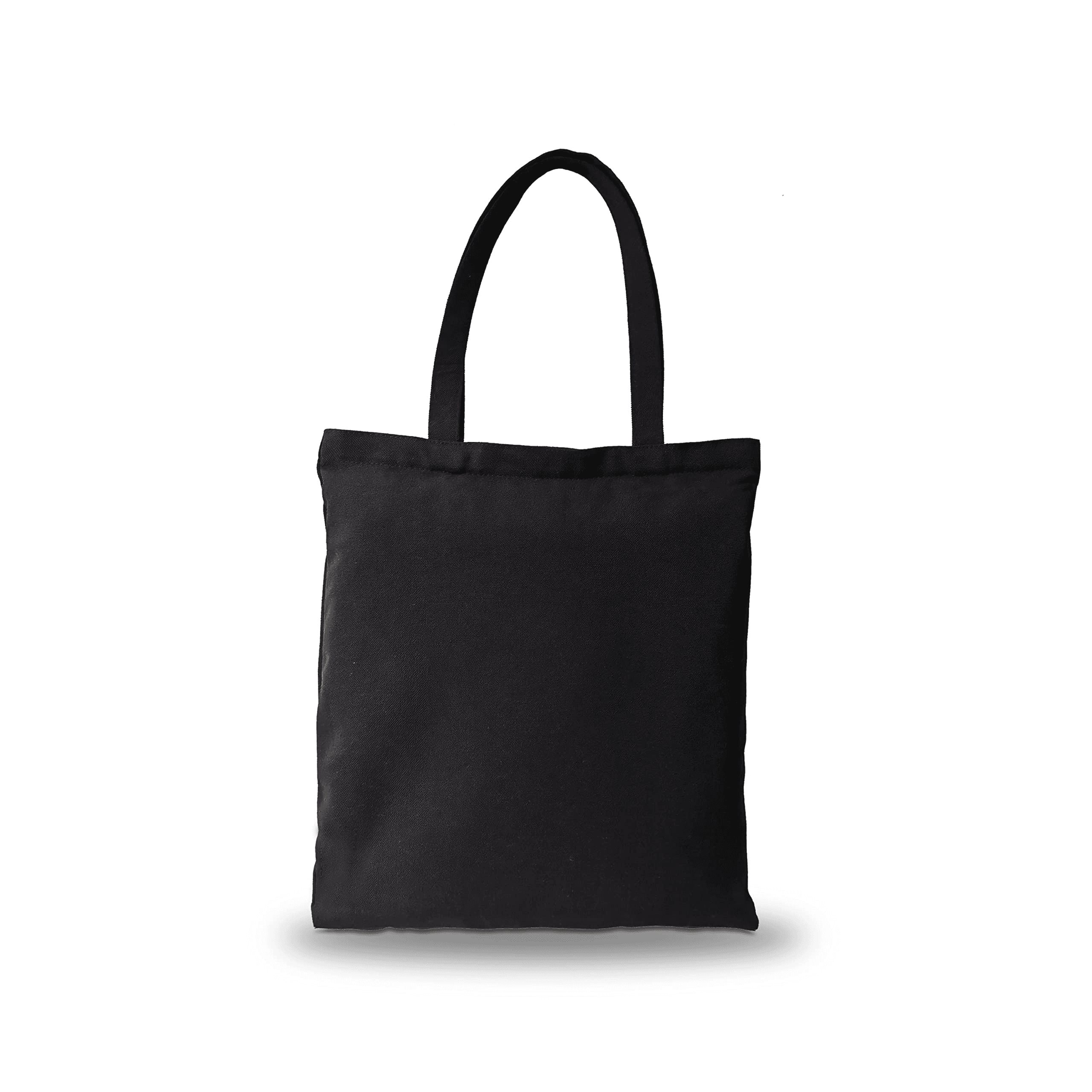 black canvas tote
